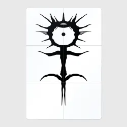 Магнитный плакат 2Х3 Ghostemane mercury symbol black
