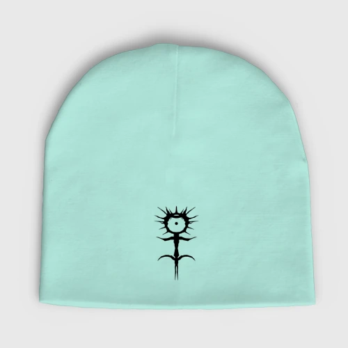 Мужская шапка демисезонная Ghostemane mercury symbol black