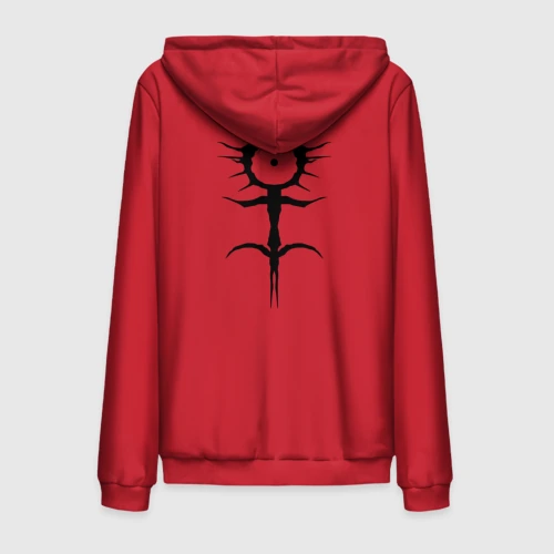 Мужская толстовка на молнии хлопок Ghostemane mercury symbol black