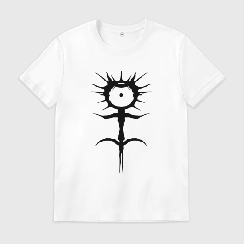 Мужская футболка хлопок Ghostemane mercury symbol black