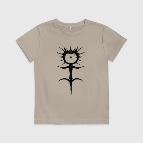 Детская футболка хлопок Ghostemane mercury symbol black