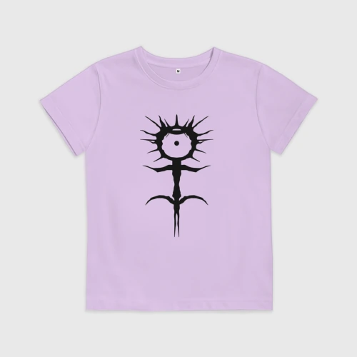 Детская футболка хлопок Ghostemane mercury symbol black