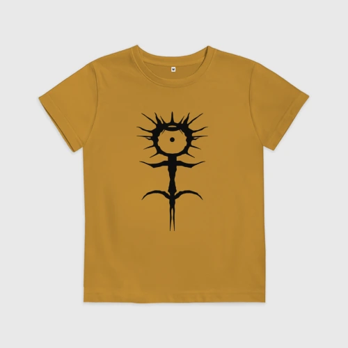 Детская футболка хлопок Ghostemane mercury symbol black