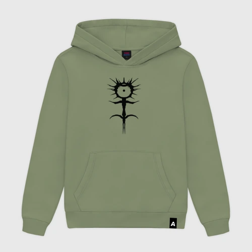 Мужская толстовка хлопок Ghostemane mercury symbol black