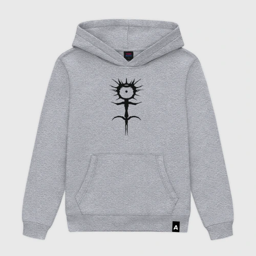 Мужская толстовка хлопок Ghostemane mercury symbol black