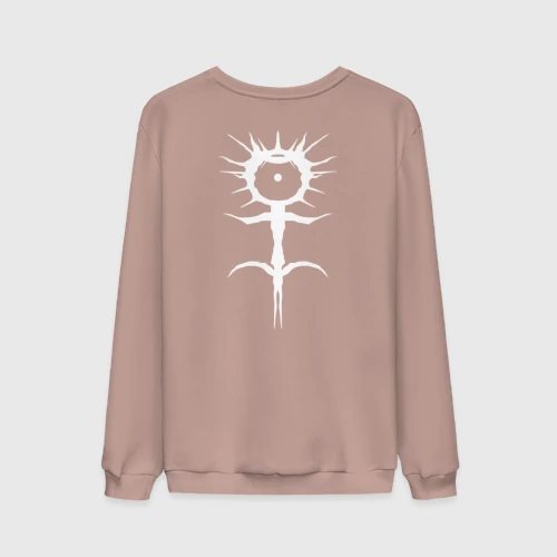 Мужской свитшот хлопок Ghostemane mercury white на спине