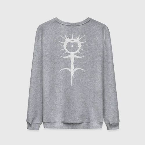 Мужской свитшот хлопок Ghostemane mercury white на спине