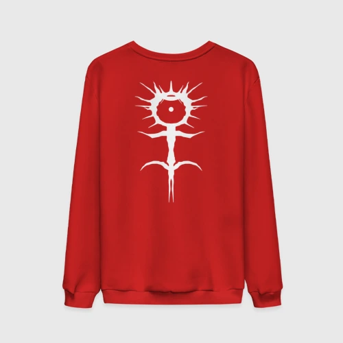Мужской свитшот хлопок Ghostemane mercury white на спине