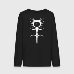 Мужской лонгслив хлопок Ghostemane mercury white на спине
