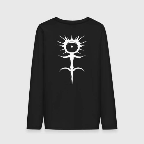 Мужской лонгслив хлопок Ghostemane mercury white на спине