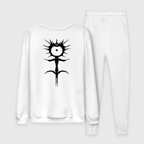 Мужской костюм хлопок Ghostemane mercury black на спине