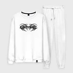 Мужской костюм хлопок Ghostemane mercury black на спине