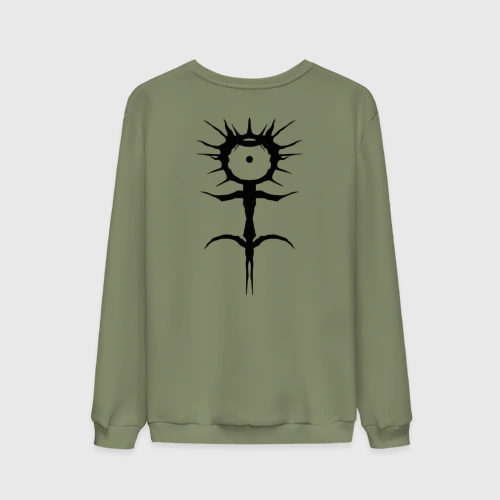 Мужской свитшот хлопок Ghostemane mercury black на спине