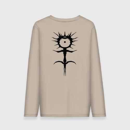 Мужской лонгслив хлопок Ghostemane mercury black на спине