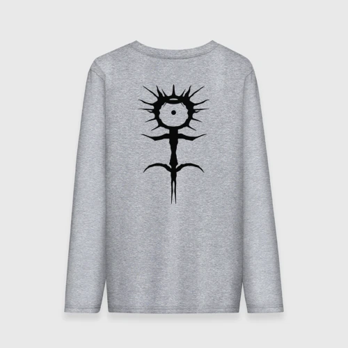 Мужской лонгслив хлопок Ghostemane mercury black на спине