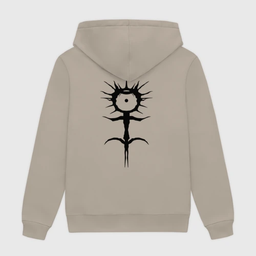 Мужская толстовка хлопок Ghostemane mercury black на спине