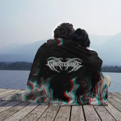 Плед 3D Ghostemane glitch fire  - фото 2