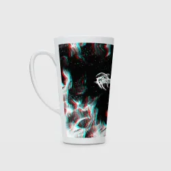 Кружка Латте Ghostemane glitch fire 