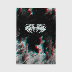 Обложка для автодокументов Ghostemane glitch fire 