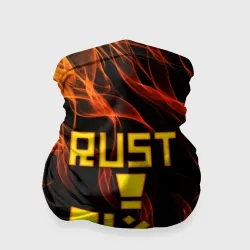 Бандана-труба 3D Rust огненные волны