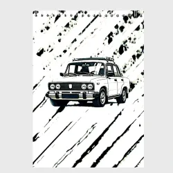 Скетчбук Дедов монстр с фоном - 2106