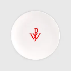 Тарелка Powerwolf red logo