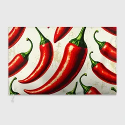 Флаг 3D Красные перцы