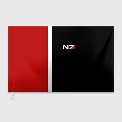 Флаг 3D Mass effect N7 костюм