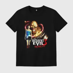 Мужская футболка хлопок Resident Evil 3 Nemesis 1999