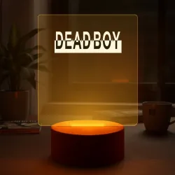 Светильник-ночник Bones deadboy white black - фото 2