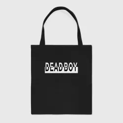 Шоппер BioNature Bones deadboy white black