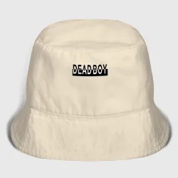 Мужская панама хлопок Bones deadboy black white
