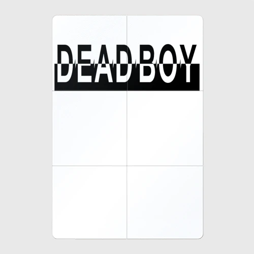 Магнитный плакат 2Х3 Bones deadboy black white