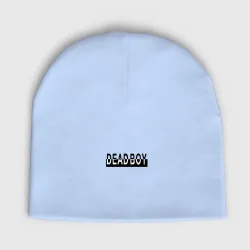 Мужская шапка демисезонная Bones deadboy black white