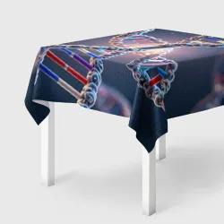 Скатерть 3D Структура ДНК