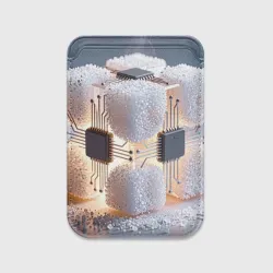 Картхолдер Magsafe магнитный Микросхема в кубе сахара