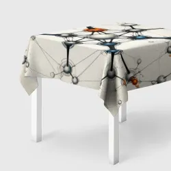 Скатерть 3D Молекулярная структура