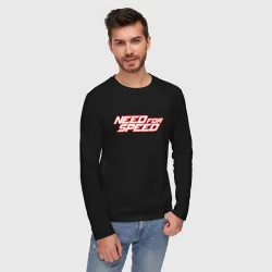 Мужской лонгслив хлопок NFS white red - фото 2