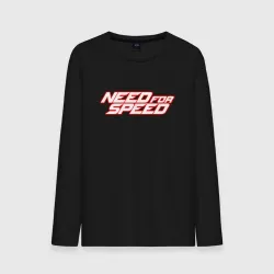 Мужской лонгслив хлопок NFS white red
