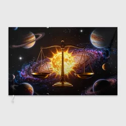 Флаг 3D Космические весы