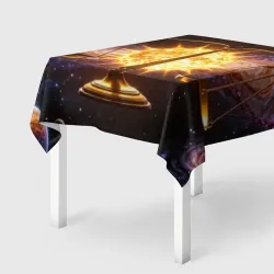 Скатерть 3D Космические весы