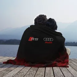 Плед 3D Audi RS geometry red sport  - фото 2