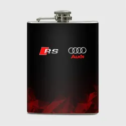 Фляга Audi RS geometry red sport 