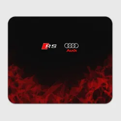 Прямоугольный коврик для мышки Audi RS geometry red sport 