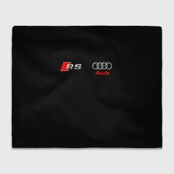 Плед 3D Audi RS racing sport black