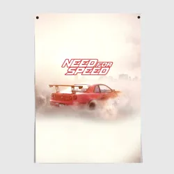 Постер NFS Nissan Skyline GT-R на закате