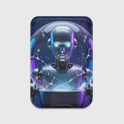 Картхолдер Magsafe магнитный Футуристический робот