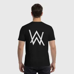 Мужская футболка хлопок Alan Walker лого на спине - фото 2