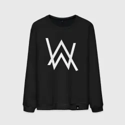 Мужской свитшот хлопок Alan Walker white 