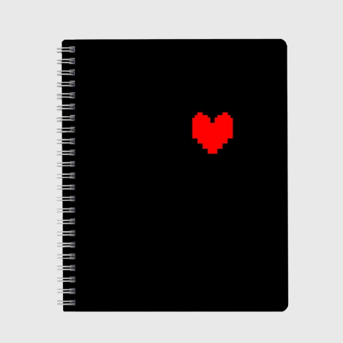 Тетрадь Undertale heart любовь 